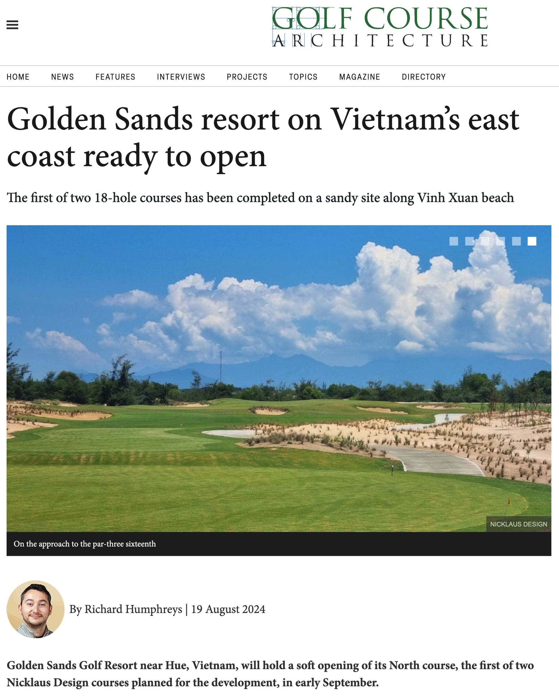 Golf Course Architecture: BRG Golden Sands Golf Resort